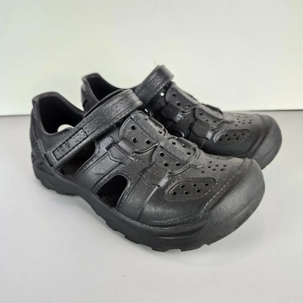 TEVA Omnium Drift Shoes - Boys - Unisex - Size 3 - Black